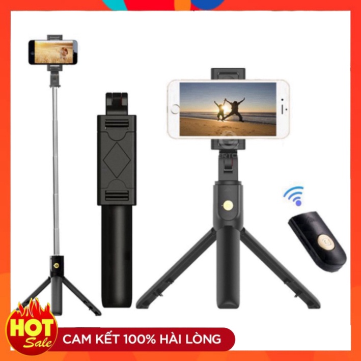 Gậy Chụp Ảnh selfie K07 Kết Nối bluetooth Không Dây Dành Cho Điện Thoại