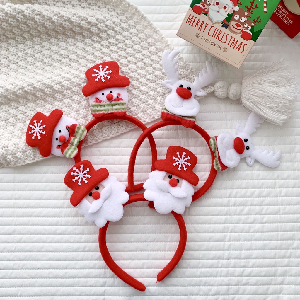 Bờm tóc Noel nhiều mẫu phát sáng