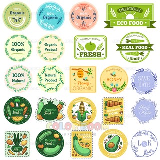 Combo 1000tem Decal Giấy - Kích thước 3cm