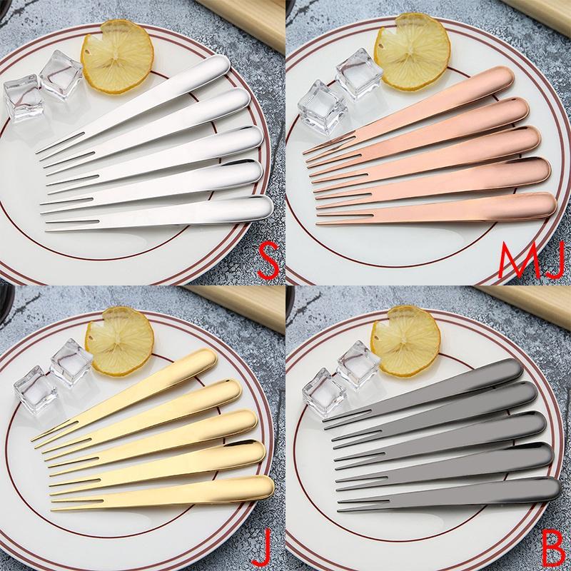 Nĩa ăn tráng miệng bằng thép không gỉ 304 phong cách Nhật Bản