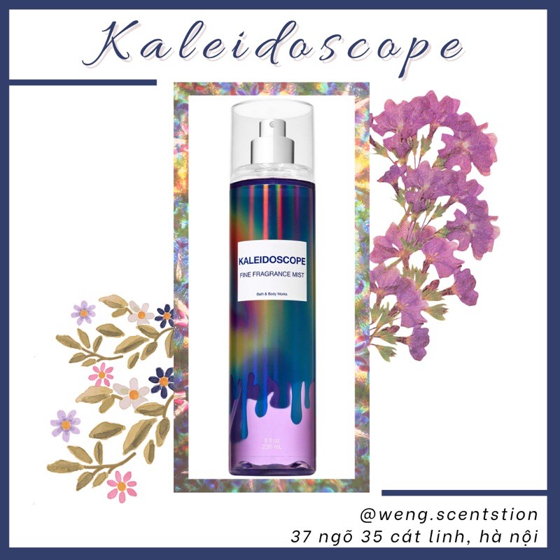Xịt thơm toàn thân Bodymist Bath & Body Works mùi Kaleidoscope | BigBuy360 - bigbuy360.vn