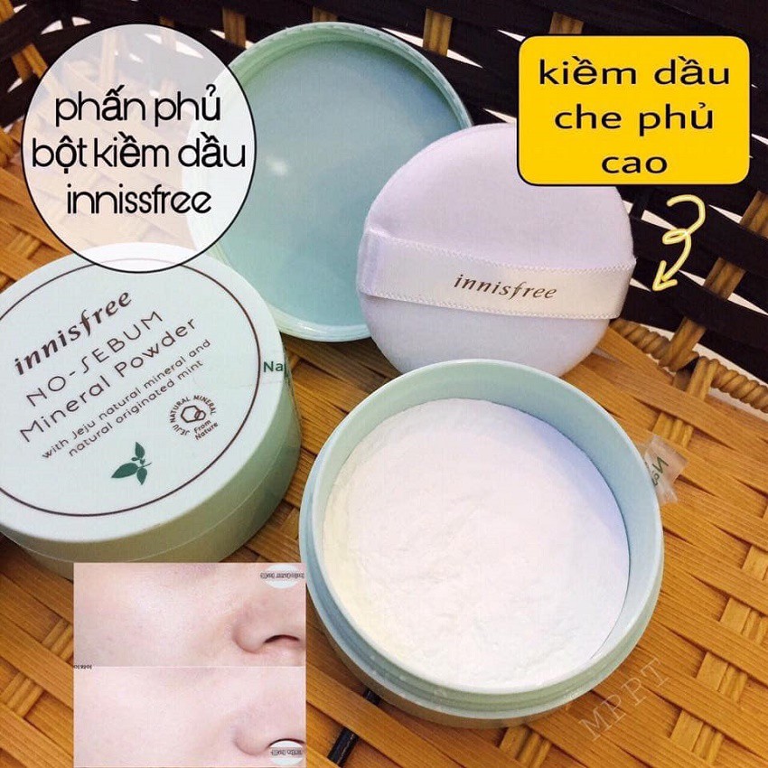 Phấn Phủ Bột Kiềm Dầu Không Màu Innisfree NO-SEBUM MINERAL POWDER | BigBuy360 - bigbuy360.vn