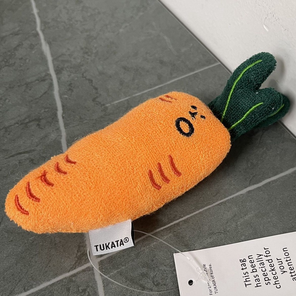 Móc Khóa Nhồi Bông Hình Trái Cây Dễ Thương Cho Cặp Đôi