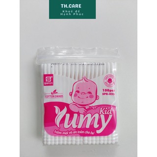 Bông tăm ngoáy tai yumy trẻ em 100 chiếc