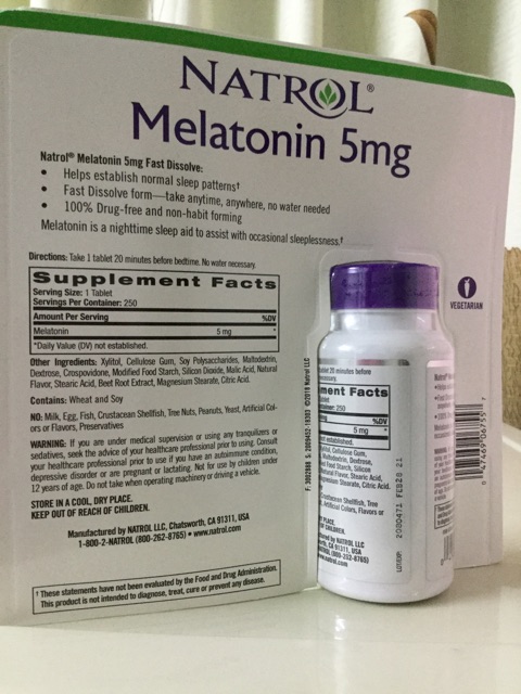Thuốc hỗ trợ giấc ngủ Natrol Melatonin ( Fast Dissolve) | BigBuy360 - bigbuy360.vn