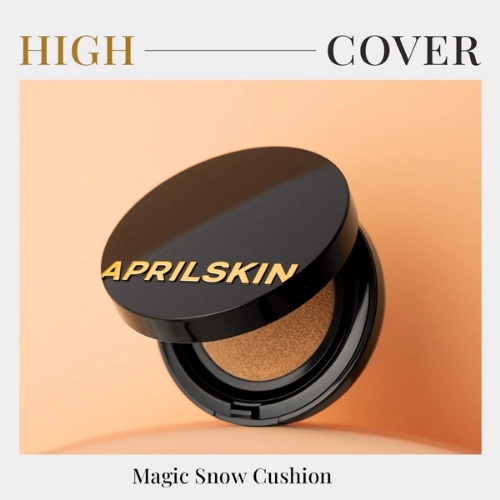 Phấn Nước Che Phủ Hoàn Hảo Aprilskin Black Magic Snow Cushion Mẫu Mới