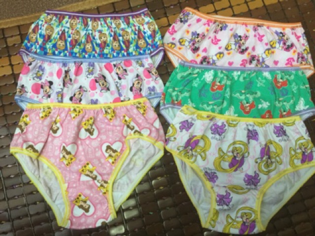Set 5 quần chip Disney xuất xịn