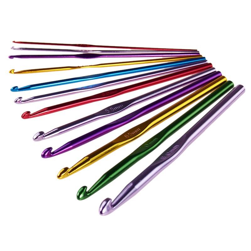 Cây móc len bằng nhôm 2.0-10.0mm