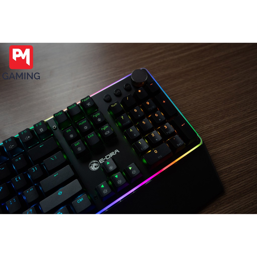 [Mã 267ELSALE hoàn 7% đơn 300K] Bàn phím cơ E-Dra EK308 RGB PLUS