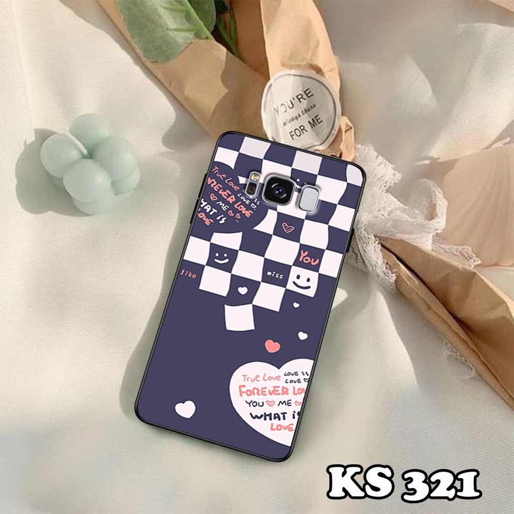 Ốp lưng Samsung S8 - S8 Plus - S9 - S9 Plus - Ốp Samsung in hình họa tiết caro - Chất liệu TPU