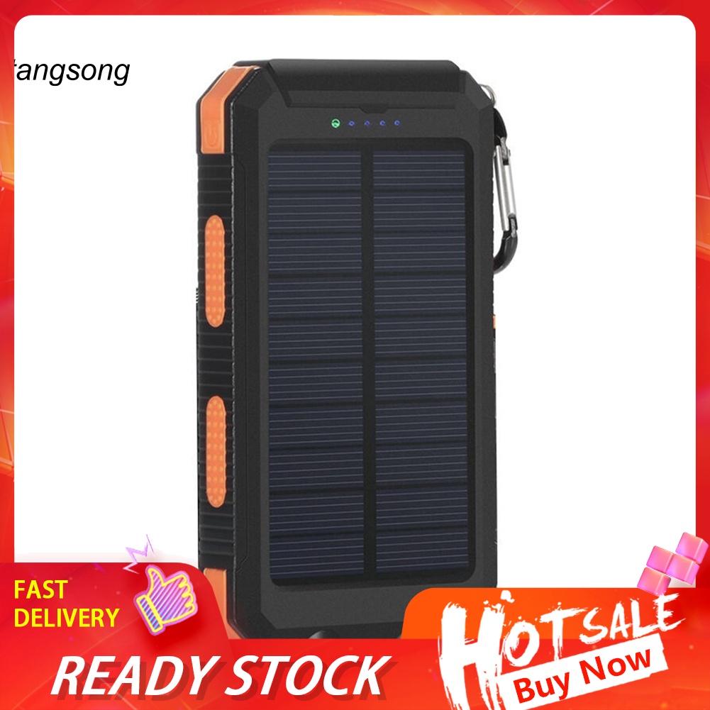 Đèn pin sạc năng lượng mặt trời 8000mAh kèm la bàn và phụ kiện