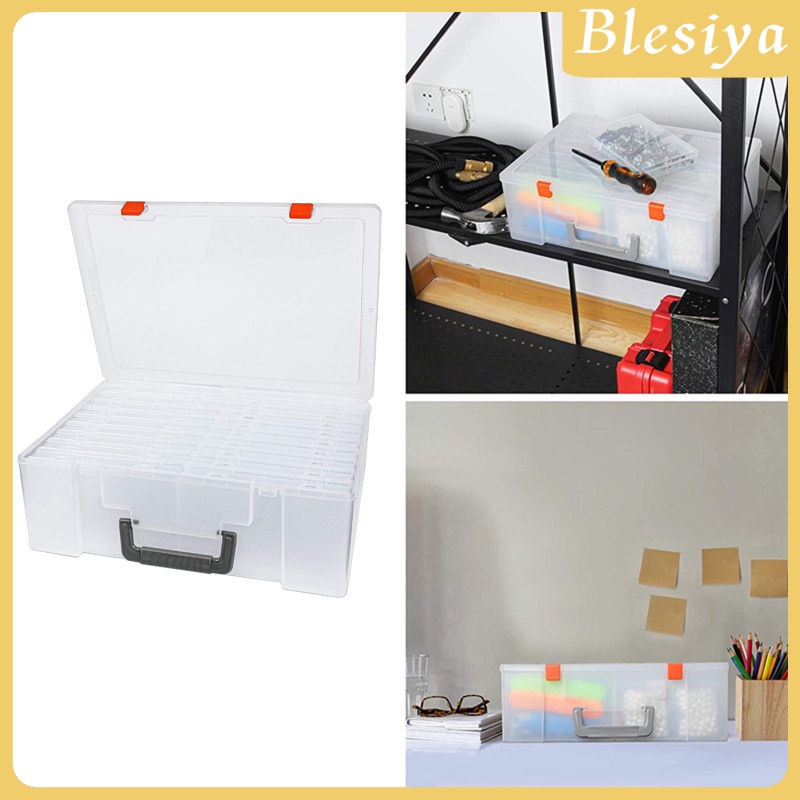 [BLESIYA]Photo Storage Box 4x6&quot; Crafts Seeds Stickers Cards Case Container