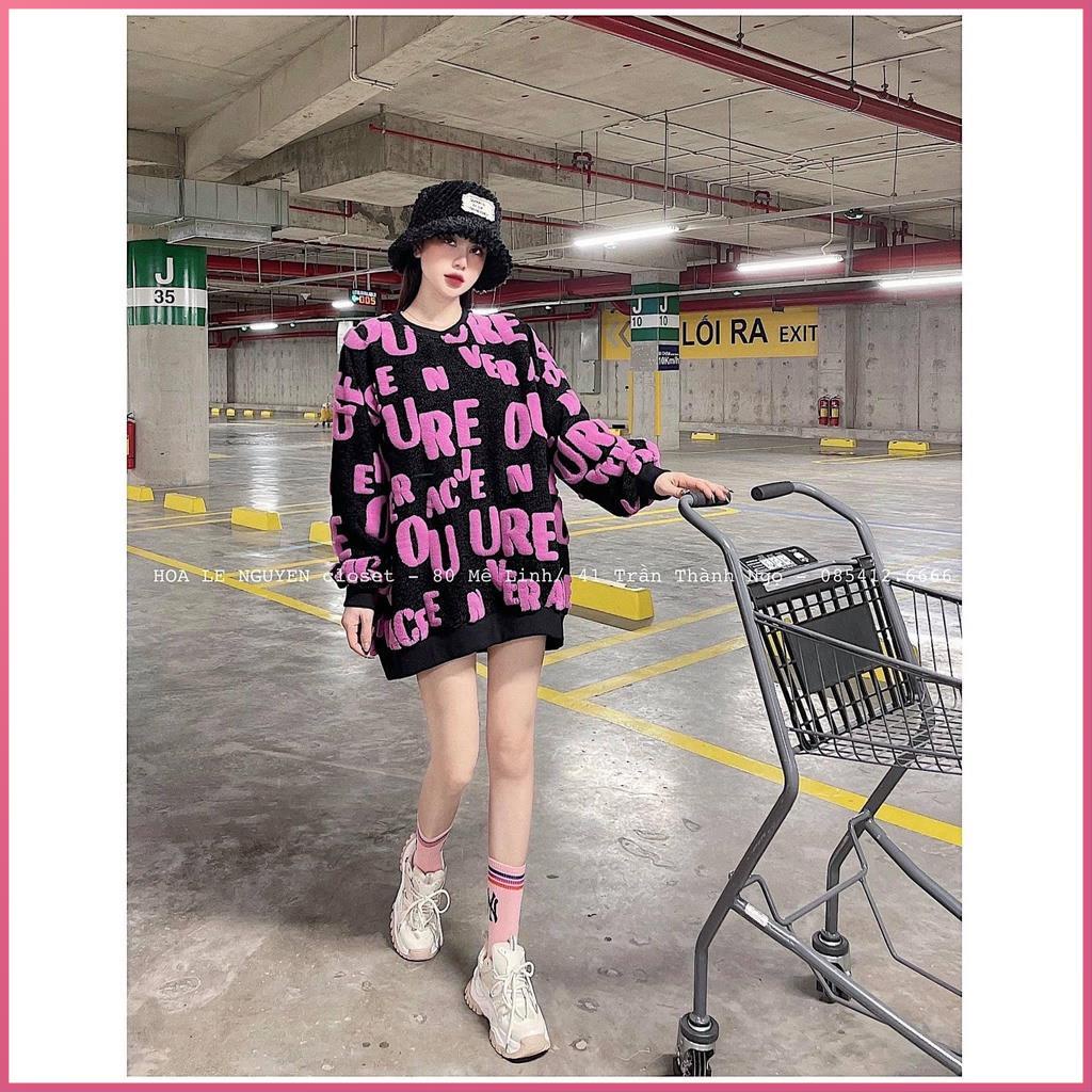 Áo len nữ form rông ANVI áo len tay dài dáng rộng chữ xù bông nhiều màu dày đẹp thời trang nữ mua đông xuân dưới 70kg . | BigBuy360 - bigbuy360.vn