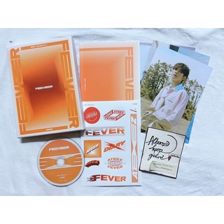 Ateez Album Zero: Fever đã khui seal, đầy đủ đồ như hình.