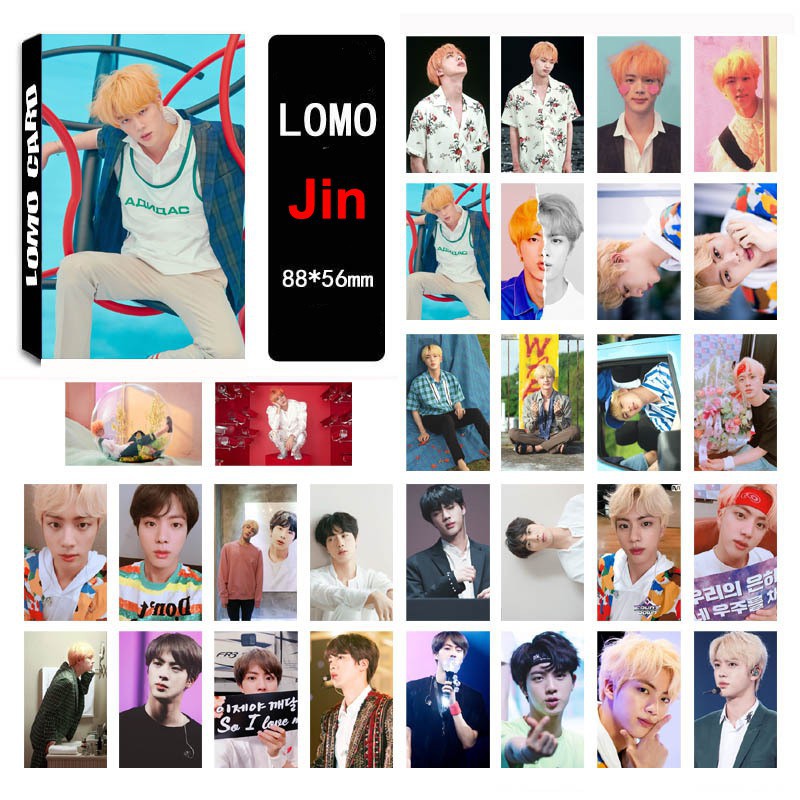 Hộp ảnh Lomo card BTS 5x8 Love Yourself: Answer Jin album ảnh idol thần tượng Hàn Quốc