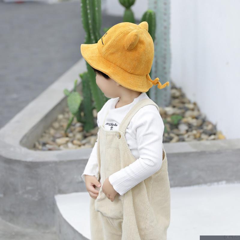 Mũ rộng vành in chữ dễ thương cho trẻ em
