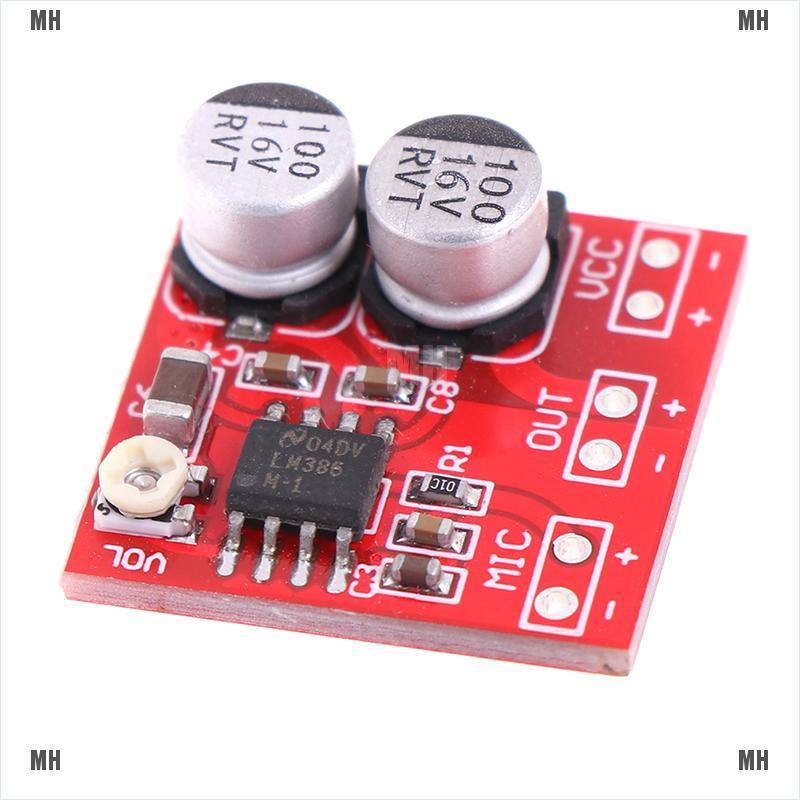 Bảng Mạch Khuếch Đại Âm Thanh Micro Dc 5v-12v Lm386 200 Lm