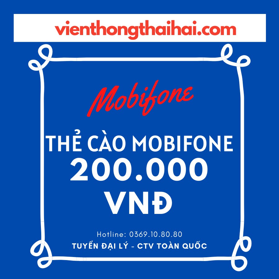 Thẻ Nạp Mobifone 200k