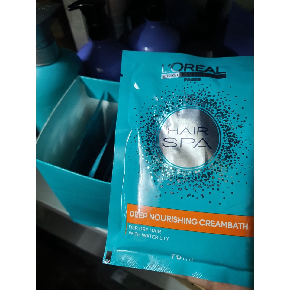 Dầu hấp Loreal Professionnel suôn mượt cấp ẩm Hair spa 70ml