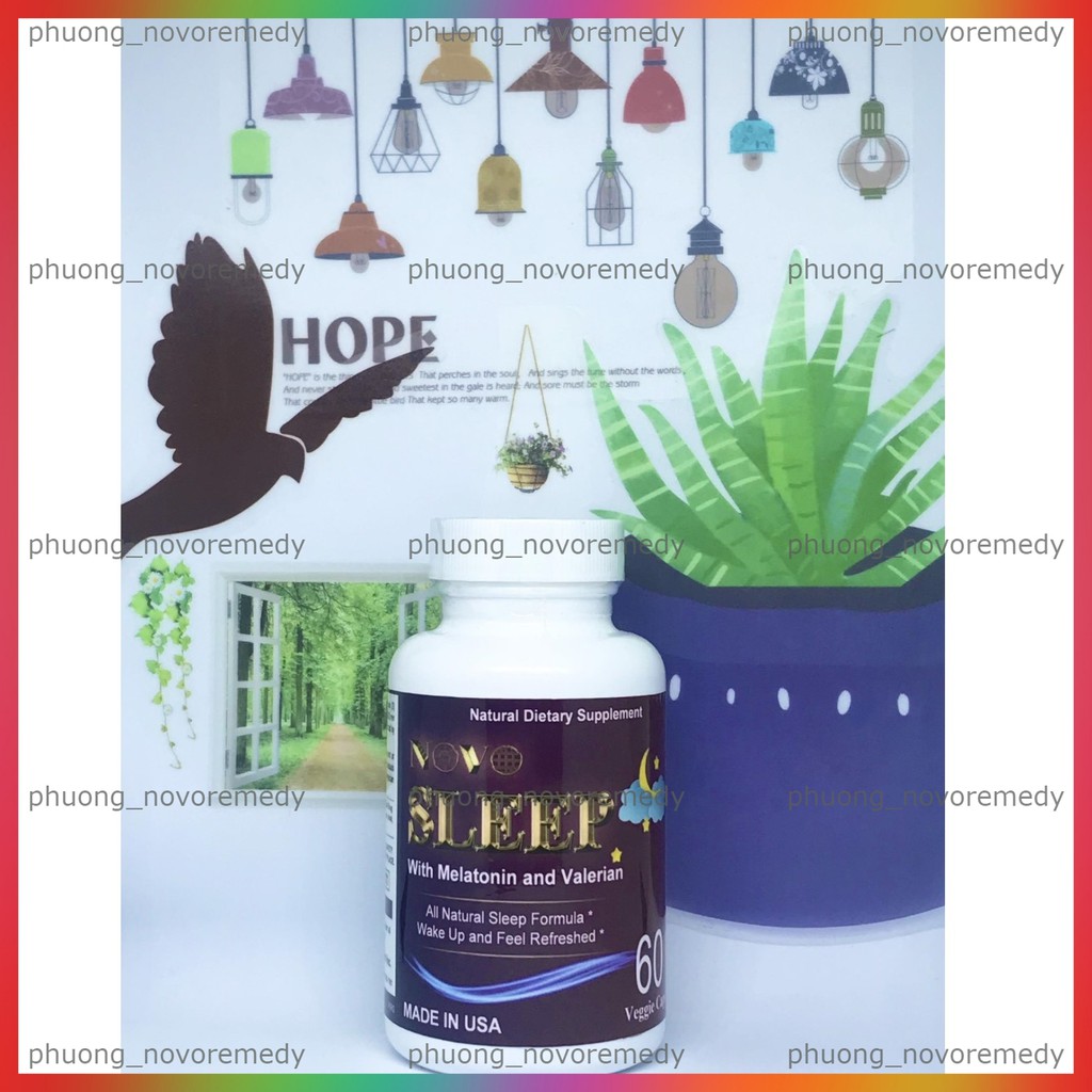 Viên Uống Hỗ Trợ Giấc Ngủ NOVOSLEEP hộp 60 viên Nhập Khẩu Chính Ngạch Hoa Kỳ