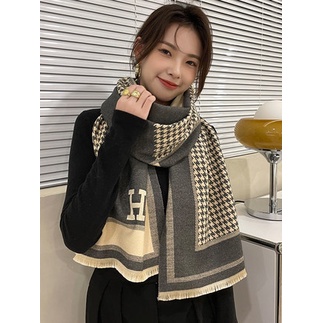 KH01 Khăn mùa đông chữ H cao cấp hàng loại 1 thời trang mẫu mới nhất 2023 190*65