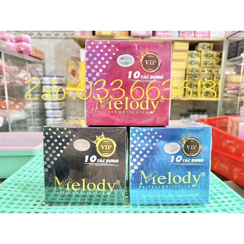 kem Melody 10 tác dụng Vip đủ dòng hủ 35g