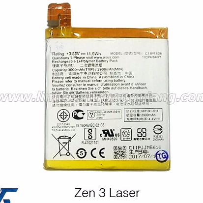 Pin Asus Zenfone 3 Laser ZC551KL, Z01BD dung lượng 3000mAh - Hàng nhập khẩu