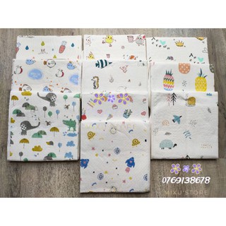 Lót sợi tre 5 lớp chống thấm, lót chống thấm em bé