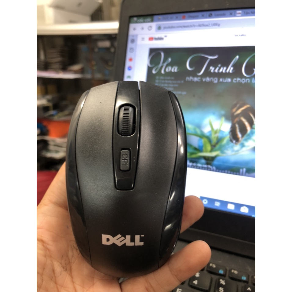 Chuột máy tính không dây DELL- Lướt Nhẹ Êm Ái, Cầm Vừa Tay, Bảo Hành 6 Tháng