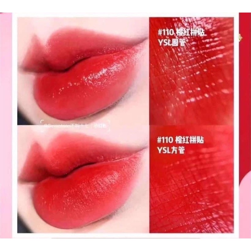 Son YSL rouge volupte shine I love you so pop Limited 110,114,119,120