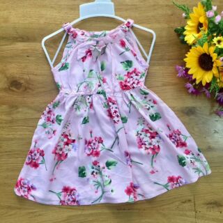 Đầm tole cổ yếm sz nhí cho bé gái 10 - 24kg