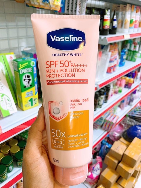 Dưỡng thể Vaseline 50x SPF 50++ 320ml thái lan | BigBuy360 - bigbuy360.vn