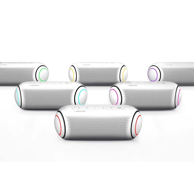 Loa nghe nhạc di động Bluetooth LG XBOOMGo PL5W đèn LED 20W  PL5.DVNMLLK Trắng