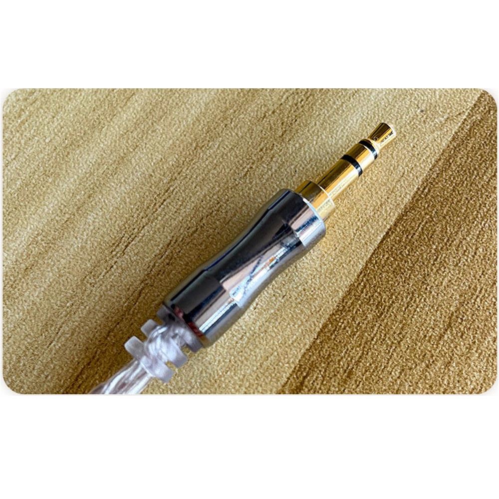 Dây Tín Hiệu Âm Thanh - Cáp Âm Thanh 2 Đầu Jack 3.5mm Mạ Bạc Bện Dài 1m, 1.5m, 2m