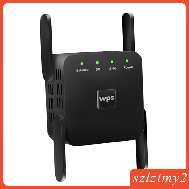 Thiết Bị Khuếch Đại Tín Hiệu Wifi Không Dây 1200mbps 2.4g 5g 4 Ăng Ten Phích Cắm Us | BigBuy360 - bigbuy360.vn