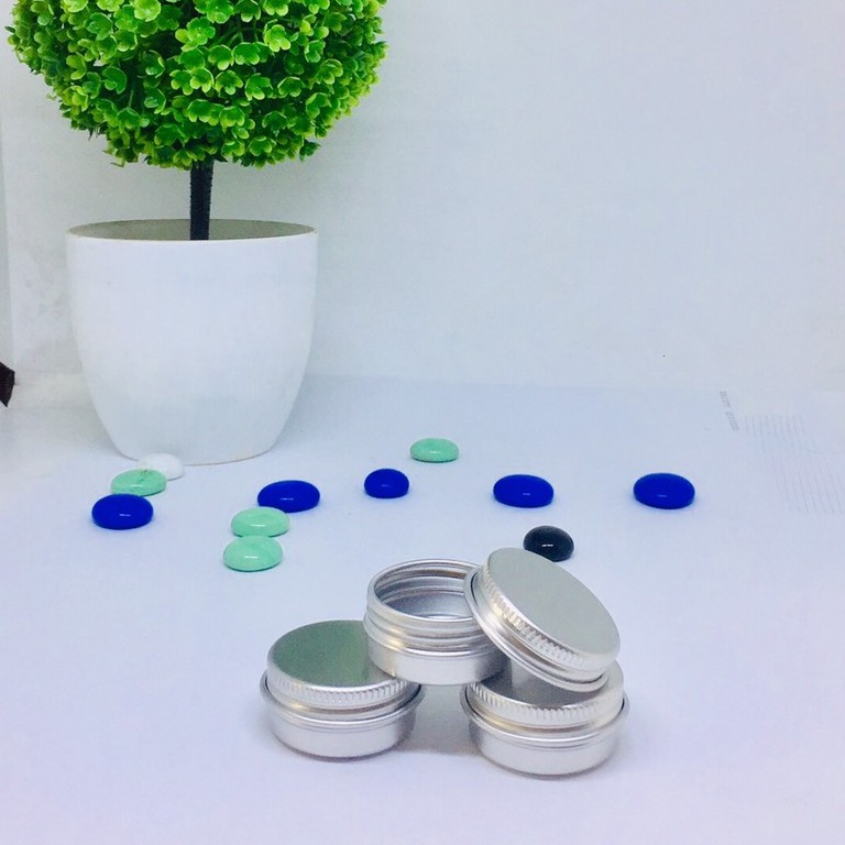 10 Hũ nhôm tròn 10g/10ml _ChaiLoHuMyPham