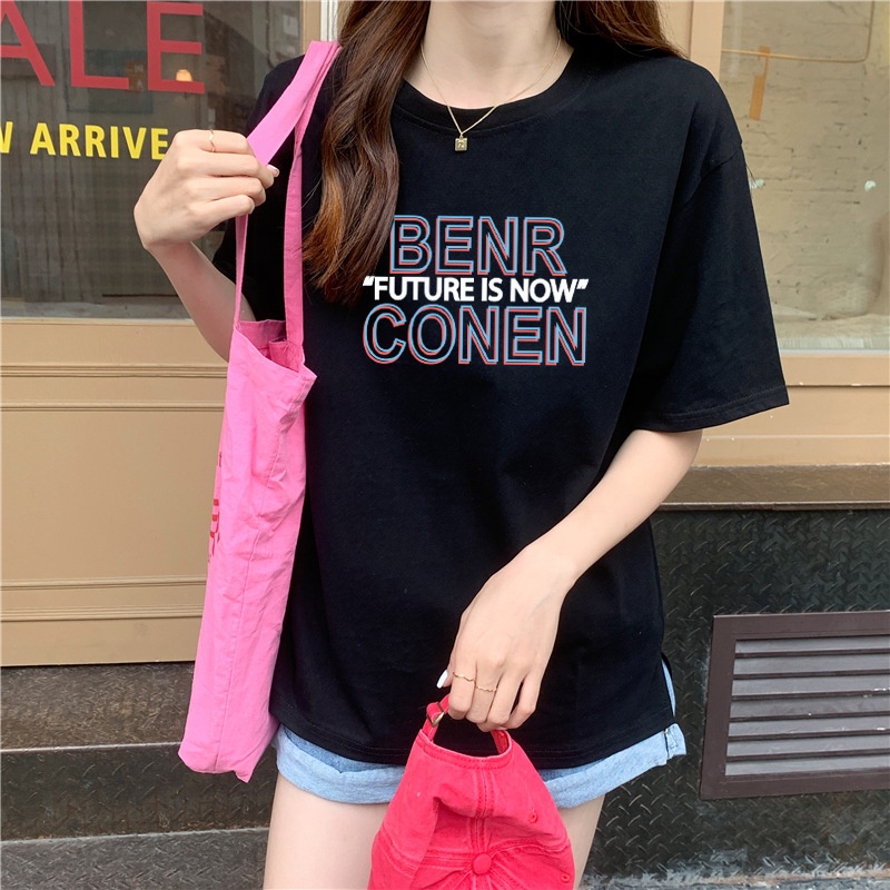 Áo thun nữ tay lỡ BENR CONEN form rộng COYO CY024