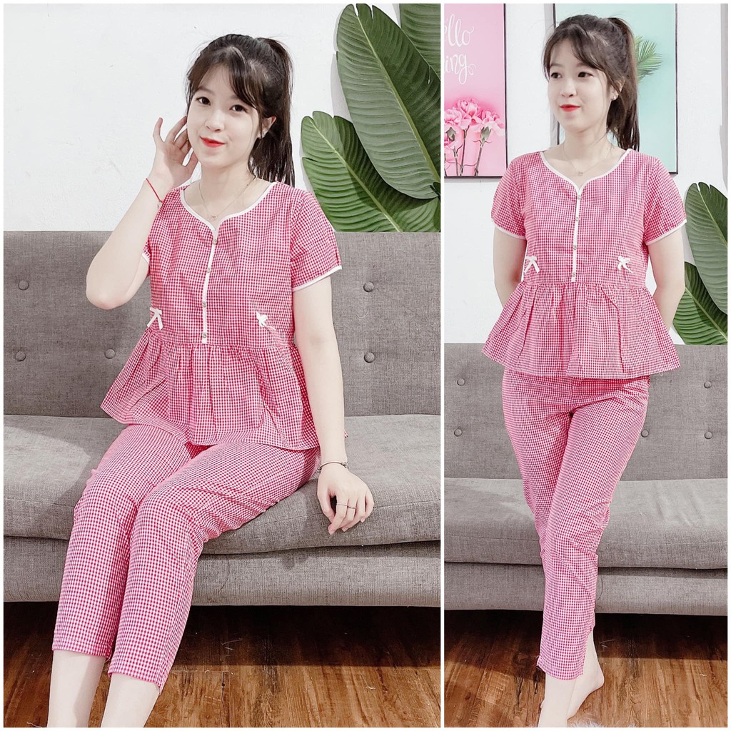 đồ bộ chất thô kate hàn mềm mịn thoáng mát | BigBuy360 - bigbuy360.vn