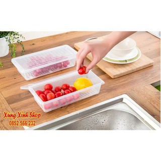 Hộp đựng thực phẩm có khay ráo nước