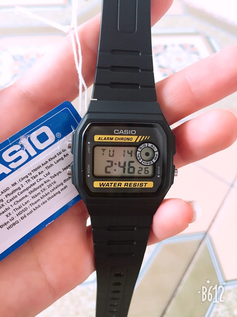 Đồng hồ nam nữ Casio F94 huyền thoại cực bền, chống nước cực tốt. Hàng chính hãng có tem nhập khẩu.