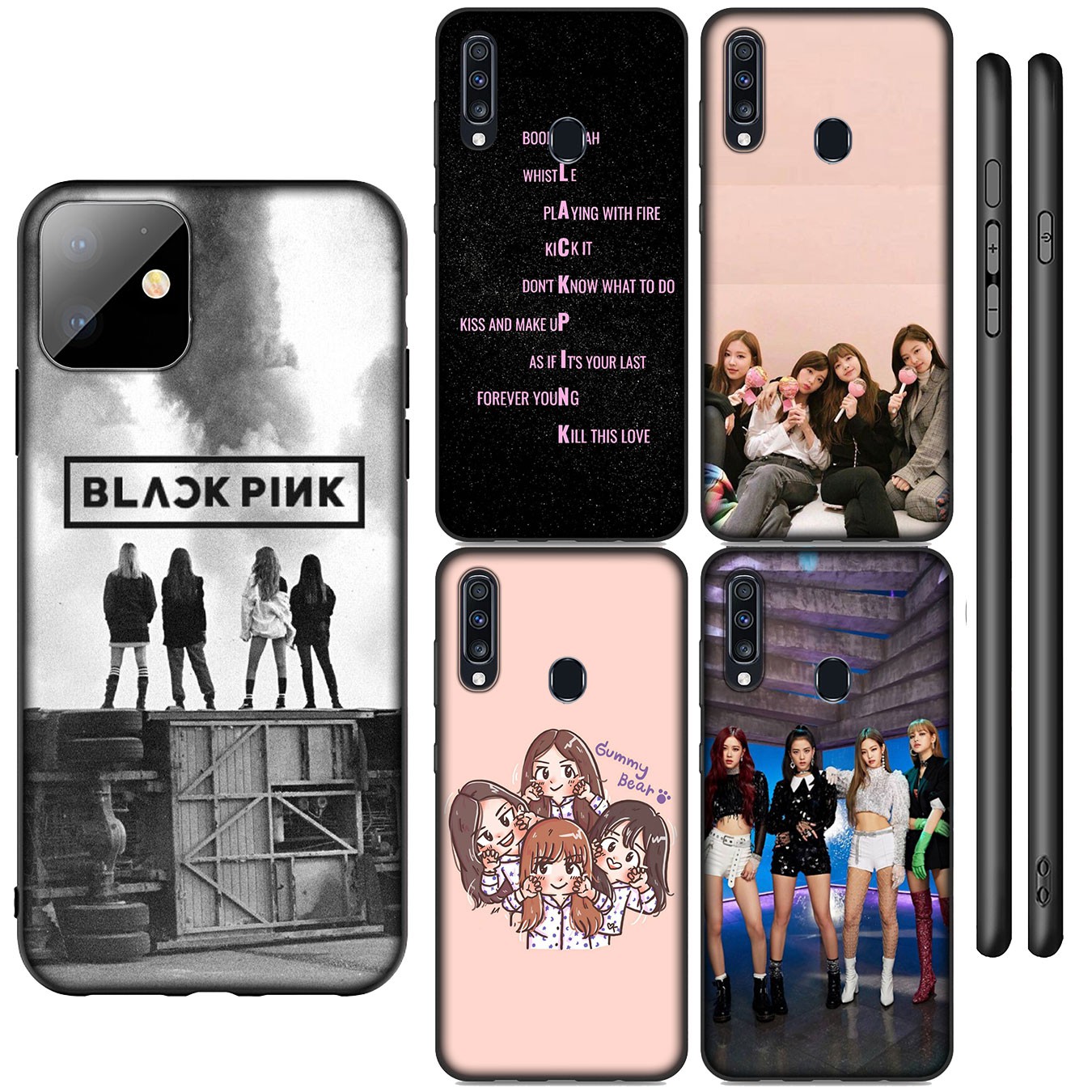 Samsung Galaxy A11 A31 A10 A20 A30 A50 A10S A20S A30S A50S A71 A51 Casing Soft Silicone LISA JISOO JENNIE BLACKPINK Phone Case