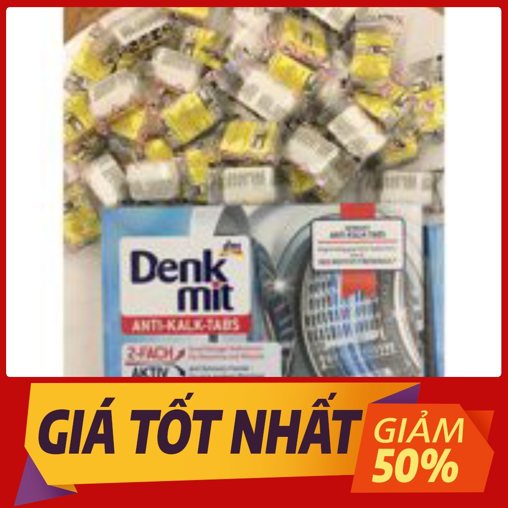 Viên tẩy lồng vệ sinh máy giặt Denkmit (Bán lẻ viên hoặc hộp)