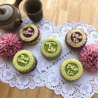 Khuôn Bánh Trung Thu Rau câu/ Khuôn xôi phúc lộc thọ 9cm/12cm