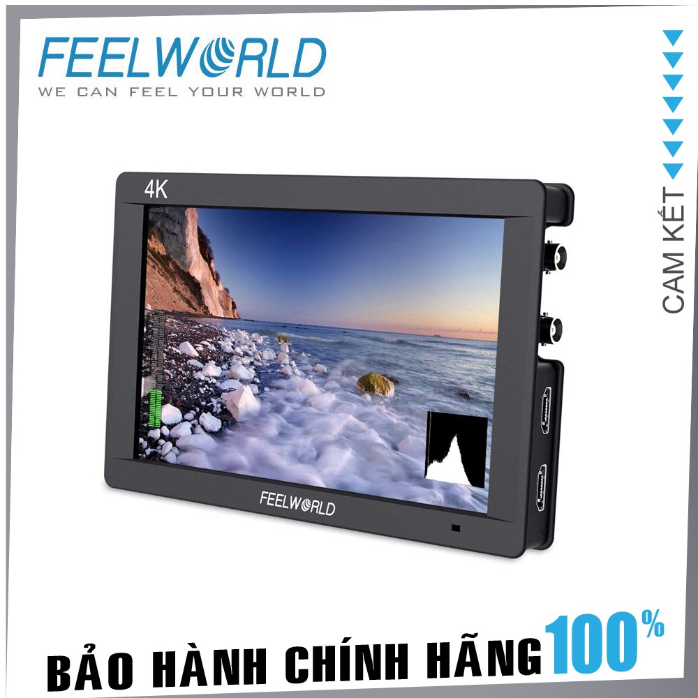 Màn hình Monitor Feelworld FW703 7 inch 3G-SDI 4K HDMI (không kèm pin)- Hàng chính hãng (FF73S)