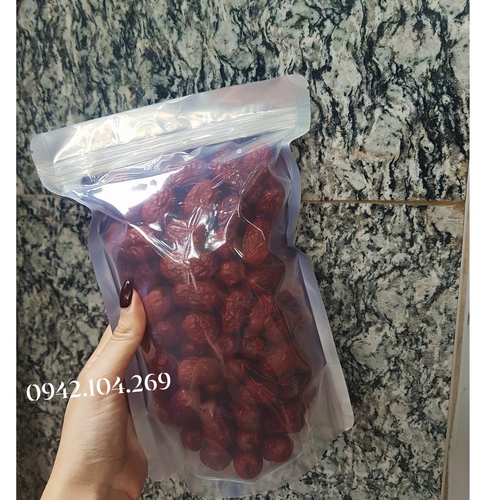 TÁO ĐỎ NGUYÊN QUẢ SẤY KHÔ gói 500g- DÙNG LÀM TRÀ THẢO MỘC, GÀ TẦN TỐT CHO SỨC KHỎE