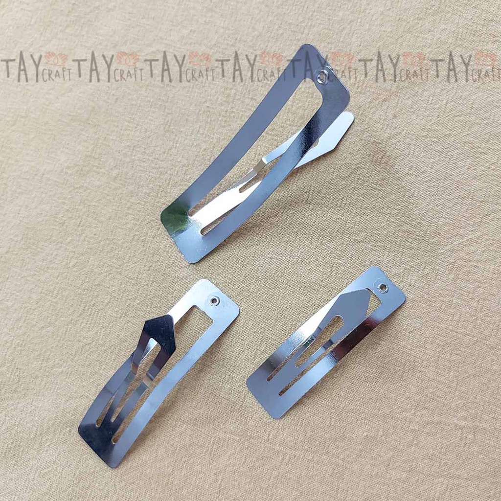Set 10 phôi kẹp tóc chữ nhật