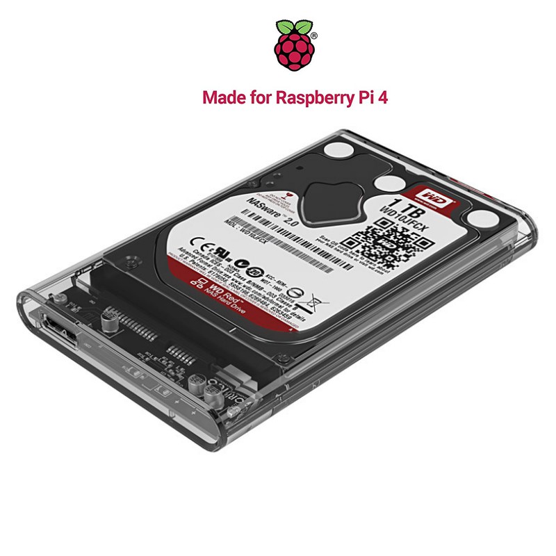 Hộp đựng ổ cứng 2.5inch HDD/SSD USB 3.0 cho Raspberry Pi 4 (Hỗ trợ HomeAssistant) | BigBuy360 - bigbuy360.vn