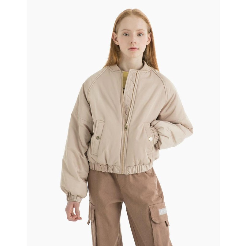 Áo phao bomber cho bé gái