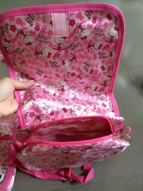 Túi đeo chéo Hello kitty hoa nhí