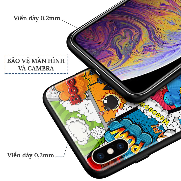 Ốp Iphone Hình Superman Nền Truyện Tranh Siêu Nhân 7/7Plus/8/8Plus/X/Xs/Xs Max/11/11 Promax/12 /12 Pro Max Lpc03010919